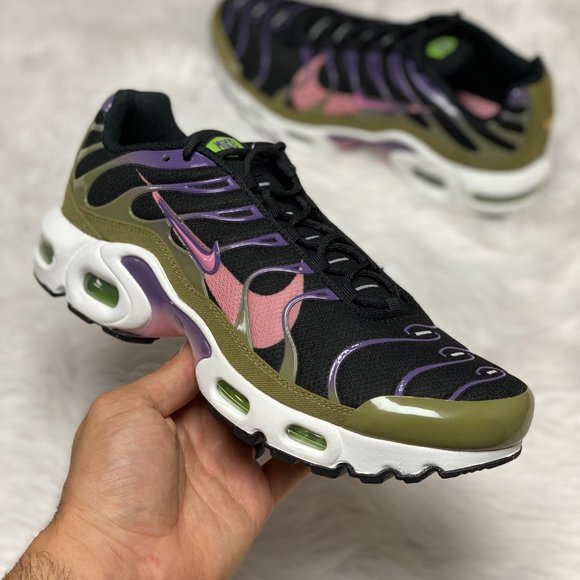 Nike Air Max Plus Low GS Running Shoes Multi DX3093-001 NEW Sz 5 / WMNS 6.5
